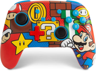 Buy Power A,PowerA Enhanced Wireless Controller for Nintendo Switch - Mario Pop, Nintendo Switch - OLED Model, Nintendo Switch Lite, Gamepad, Game Controller, Bluetooth Controller, Officially Licensed - Gadcet UK | UK | London | Scotland | Wales| Near Me | Cheap | Pay In 3 | Game Controllers