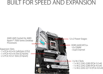 Buy ASUS,ASUS ROG Strix B650-A Gaming WiFi ATX Motherboard AMD Socket AM5 - Gadcet.com | UK | London | Scotland | Wales| Ireland | Near Me | Cheap | Pay In 3 | Computer Accessories