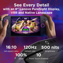 Lenovo Legion Go S 8" Handheld Gaming Console – AMD Ryzen Z2 Go, 16GB RAM, 1TB SSD, 120Hz WUXGA Touchscreen, SteamOS – Nebula Nocturne