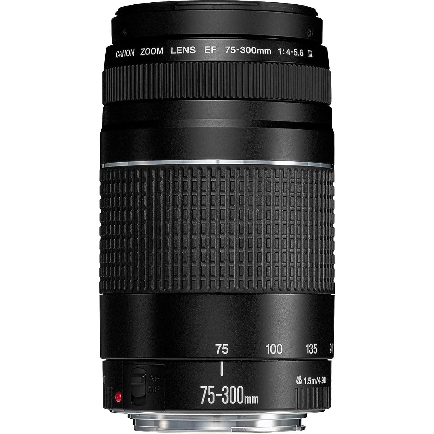 Buy Canon,Canon Black, EF 75 - 300 mm f/4.0 - 5.6 III Filter Size 58 mm Zoom Lens - Gadcet UK | UK | London | Scotland | Wales| Ireland | Near Me | Cheap | Pay In 3 | Camera & Video Camera Lenses