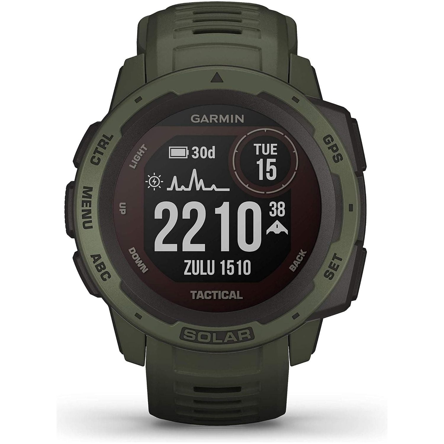 Buy Garmin,Garmin Instinct Solar Tactical, Solar-powered Rugged Outdoor Smartwatch with Tactical Features, Built-in Sports Apps and Health Monitoring - Moss Green - Gadcet UK | UK | London | Scotland | Wales| Ireland | Near Me | Cheap | Pay In 3 | Watches