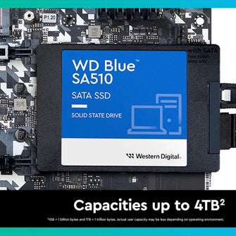 Buy Western Digital,WD Blue SA510 250GB 2.5" SATA SSD with up to 555MB/s read speed - Gadcet UK | UK | London | Scotland | Wales| Near Me | Cheap | Pay In 3 | Hard Drives