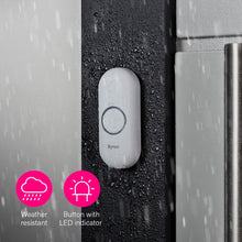 Buy Byron,Byron DBY-22311 Wireless Portable Doorbell Set, 150 m Range, 16 Melodies - Gadcet UK | UK | London | Scotland | Wales| Ireland | Near Me | Cheap | Pay In 3 | Door Bells & Chimes