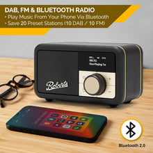 Buy Roberts Radio,Roberts PETITE2 Portable FM/DAB/DAB+ Radio with Bluetooth & Alarm - Black - Gadcet UK | UK | London | Scotland | Wales| Near Me | Cheap | Pay In 3 | Radios