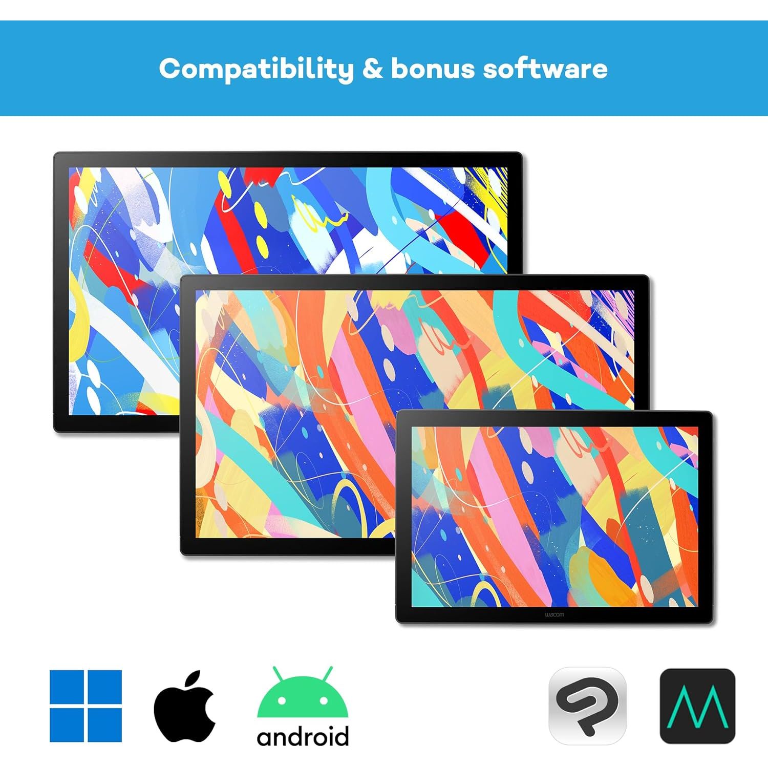 Buy Wacom,Wacom Cintiq 16 (2025) 2.5K Pen Display with Wacom Pro Pen 3 - Gadcet UK | UK | London | Scotland | Wales| Near Me | Cheap | Pay In 3 | Portable Monitors