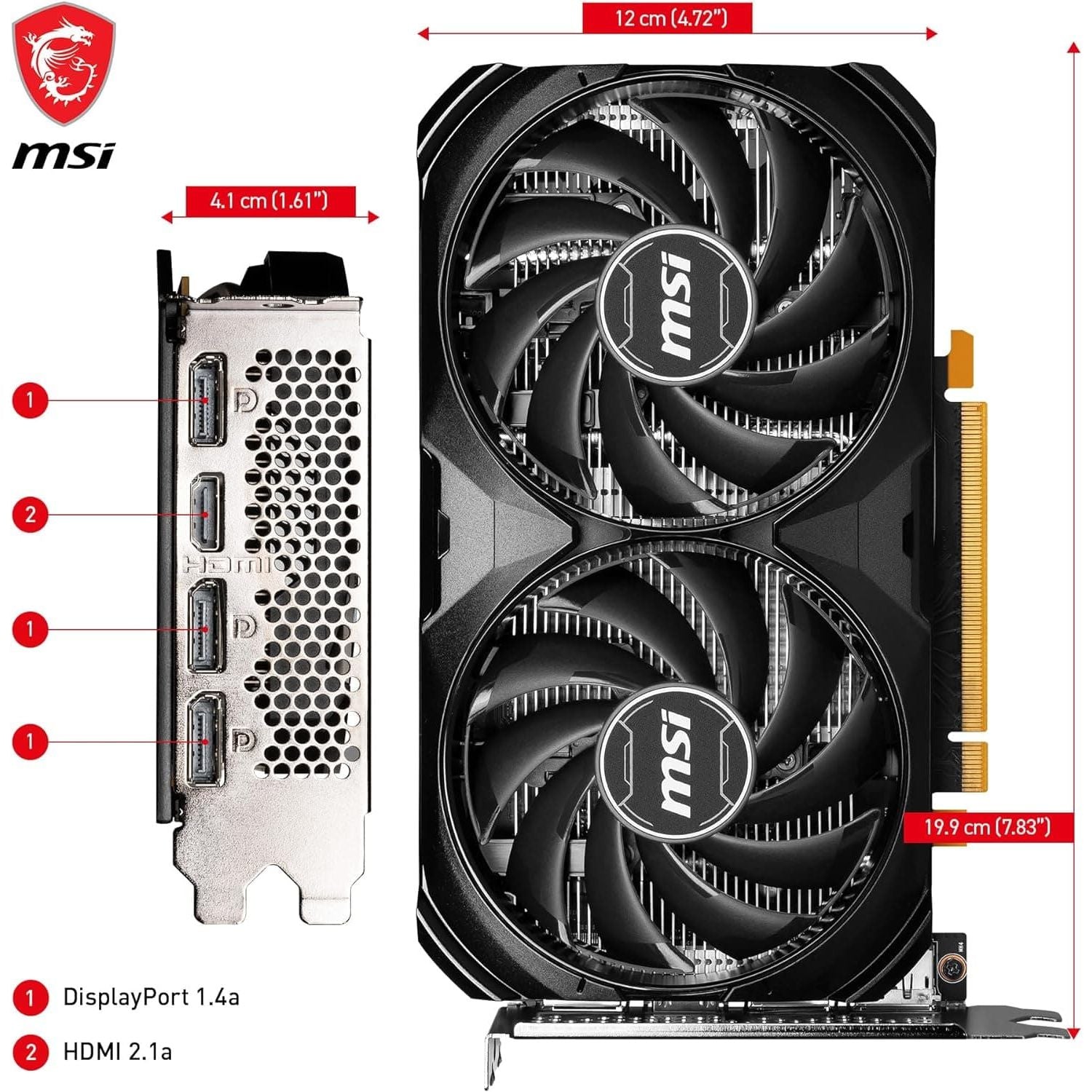 Buy MSI,MSI GeForce RTX 4060 VENTUS 2X BLACK 8G OC Gaming Graphics Card - 8GB GDDR6X, PCI Express Gen 4, 128-bit, 3x DP v 1.4a, HDMI 2.1a (Supports 4K & 8K HDR) - Gadcet UK | UK | London | Scotland | Wales| Ireland | Near Me | Cheap | Pay In 3 | Computer Components