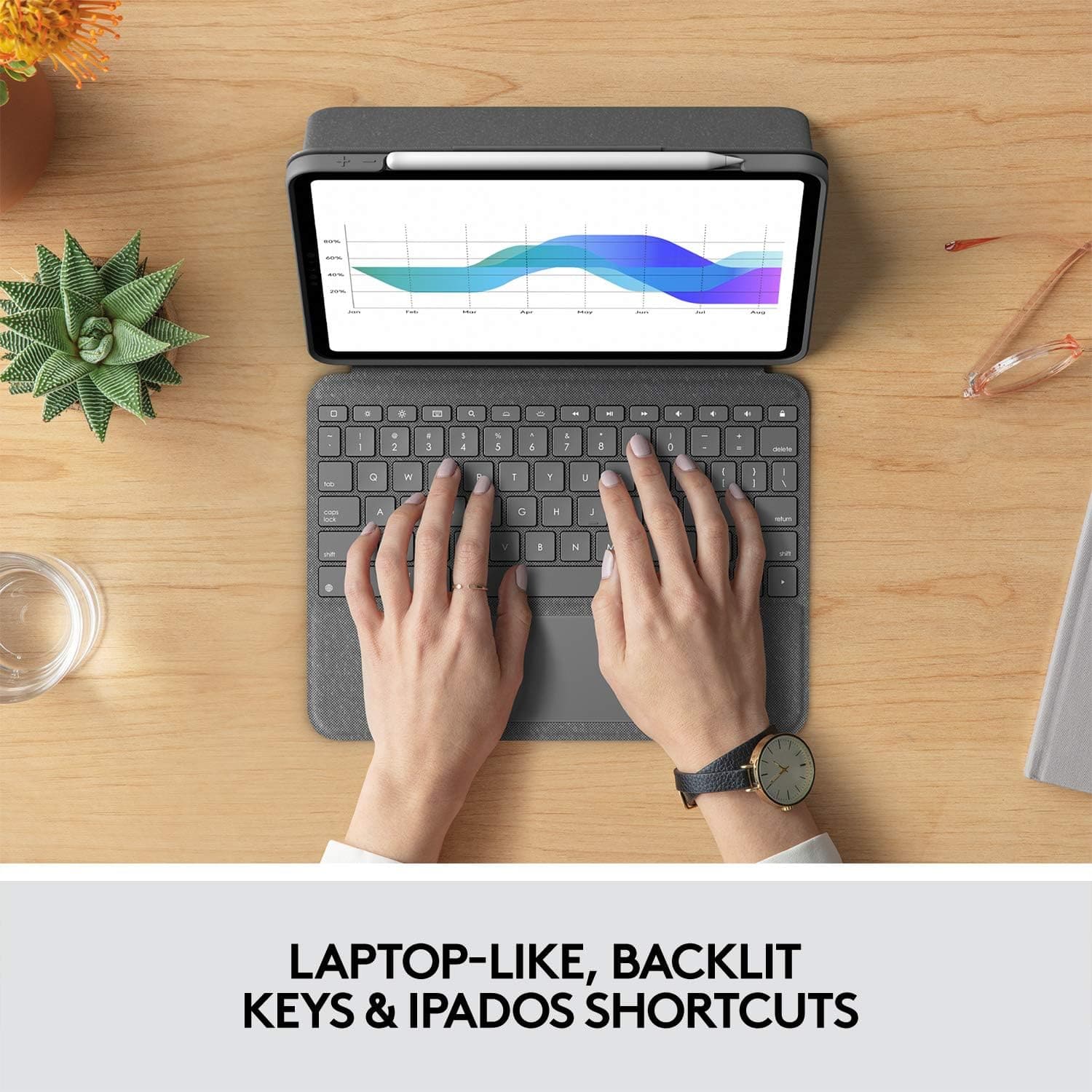 Logitech iPad Pro 11 Inch Folio Touch Keyboard Case - 3