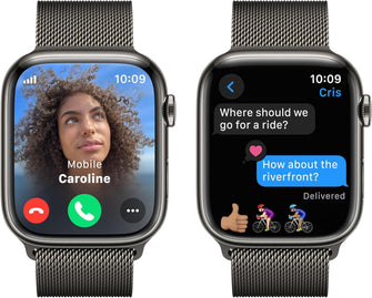 Buy Apple,Apple Watch Series 9 45MMGPS + Cellular Graphite Stainless Steel Case with Graphite Milanese Loop - Gadcet UK | UK | London | Scotland | Wales| Near Me | Cheap | Pay In 3 | Smart Watches