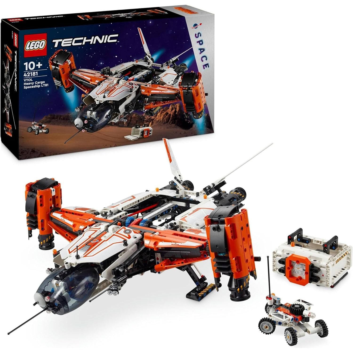Buy LEGO,LEGO Technic VTOL Heavy Cargo Spaceship LT81 Set (42181) – Space Plane Toy for Kids Aged 10+ - Gadcet UK | UK | London | Scotland | Wales| Near Me | Cheap | Pay In 3 | Toy Spaceships