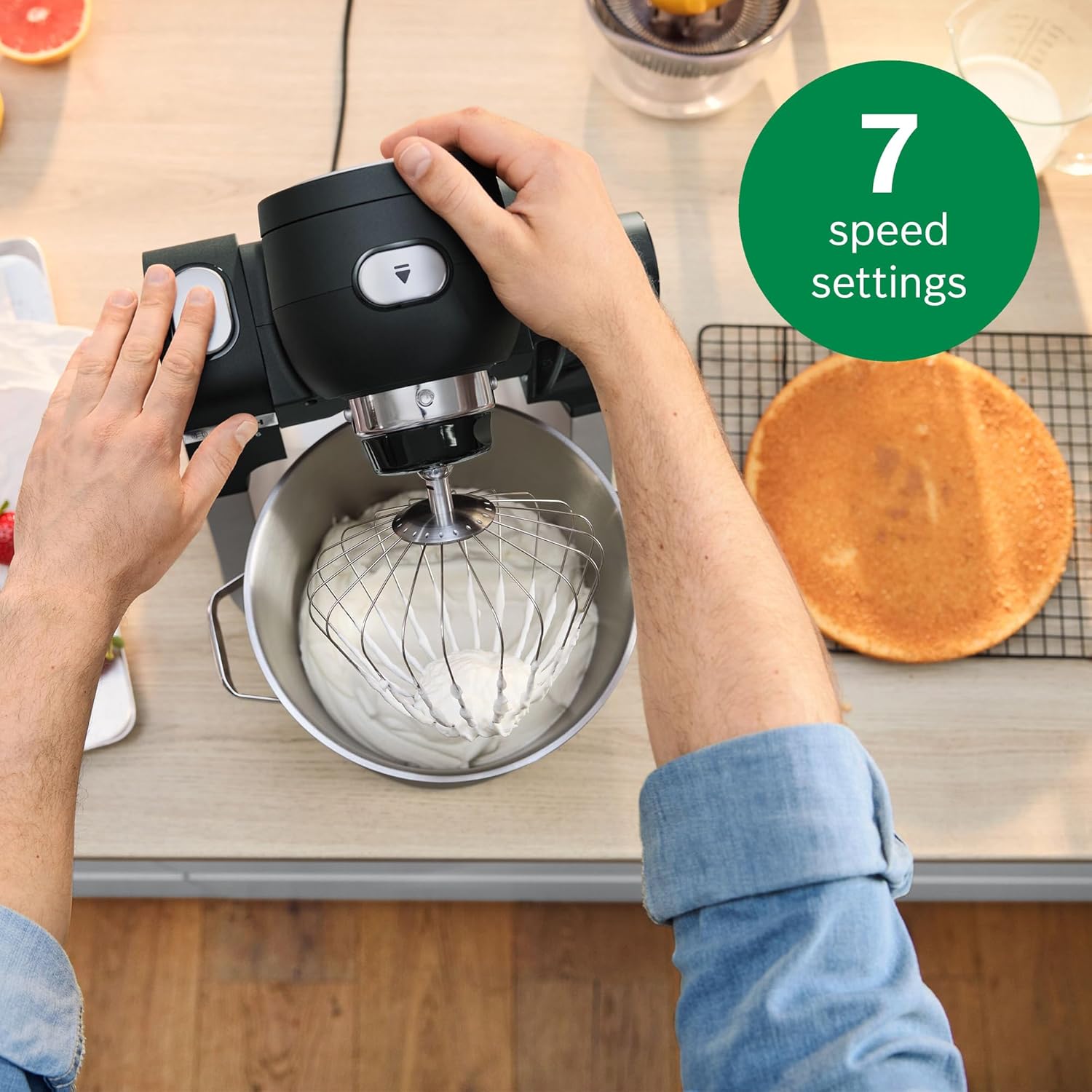 Buy Bosch,Bosch Series 6 Stand Mixer with Intelligent Sensing, Scale & Patisserie Set, 1600W - Black/Silver - Gadcet UK | UK | London | Scotland | Wales| Near Me | Cheap | Pay In 3 | Food Mixers & Blenders
