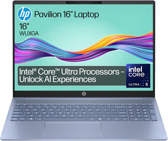 Buy HP,HP Pavilion 16 – Intel Core Ultra 5-125U, 16GB RAM, 512GB SSD, Intel Arc Graphics, Win 11, Sky Blue - Gadcet UK | UK | London | Scotland | Wales| Near Me | Cheap | Pay In 3 | Laptops