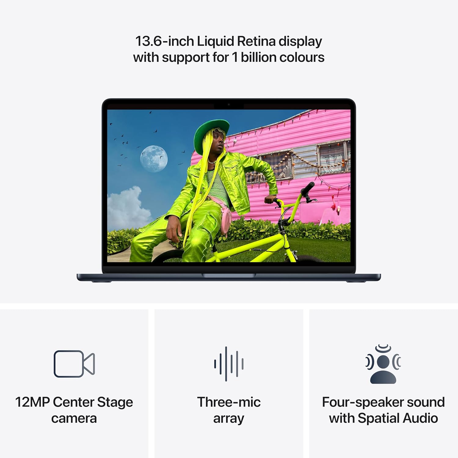 Buy Apple,Apple MacBook Air 13-inch M5 Laptop – 10-Core CPU, 8-Core GPU, 16GB RAM, 512GB SSD, Midnight - Gadcet UK | UK | London | Scotland | Wales| Near Me | Cheap | Pay In 3 | Laptop