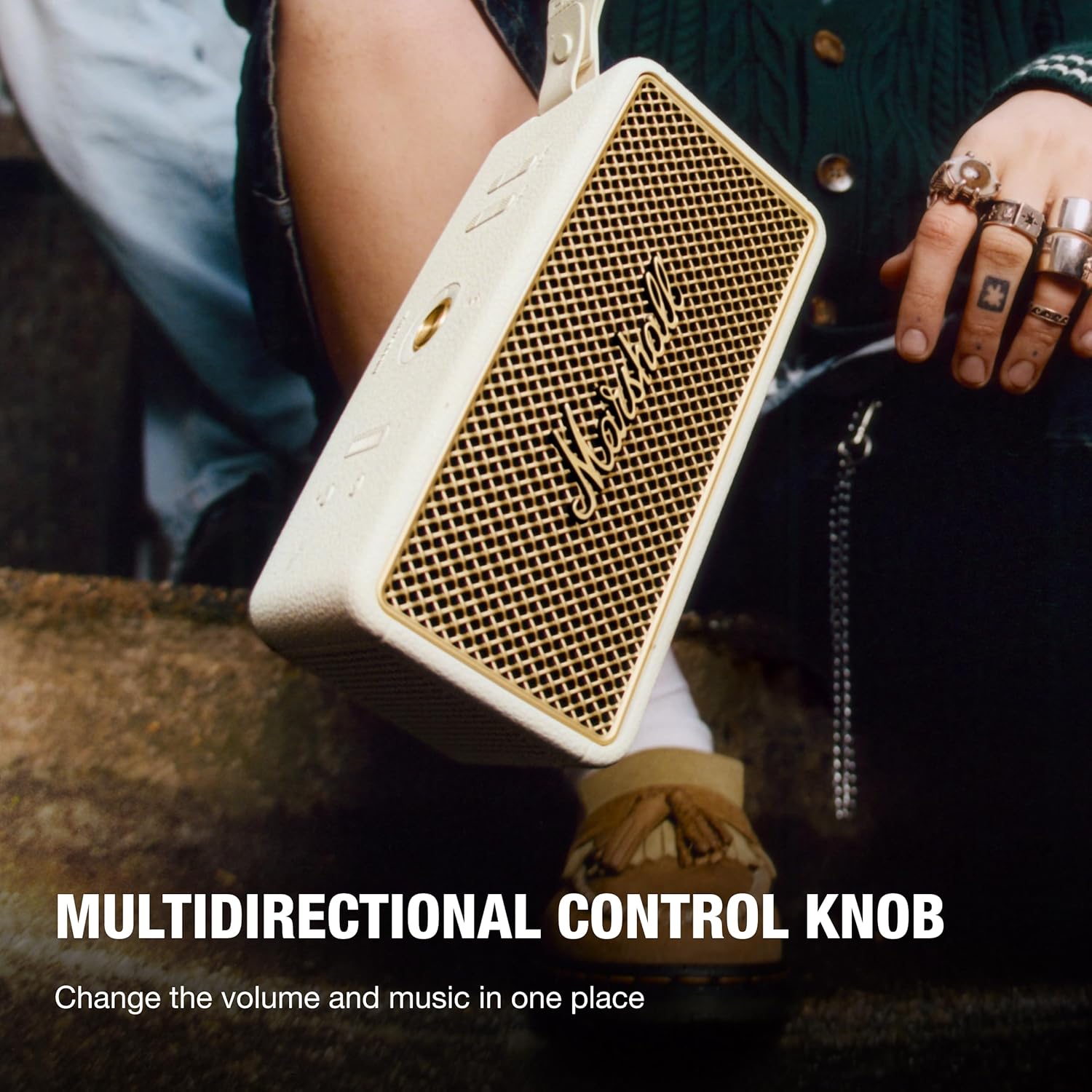 Buy Marshall,Marshall Middleton II Bluetooth Speaker – Cream - Gadcet UK | UK | London | Scotland | Wales| Near Me | Cheap | Pay In 3 | Speakers