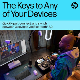 Buy HP,HP 350 Compact Bluetooth Keyboard. Connect up to 3 devices via Bluetooth 5.2, Multi-OS, with SMART shortcuts, dictation and emoji keys, made from 60% recycled materials, Black - Gadcet UK | UK | London | Scotland | Wales| Near Me | Cheap | Pay In 3 | Keyboard & Mouse