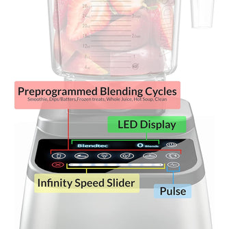 Buy Blendtec,Blendtec Designer 725 Blender - Gunmetal, Stainless Steel Blade, Ice Crushing, Soup Blend, Strong Blender Jar, Smoothie Bottle (Made in USA) - Gadcet UK | UK | London | Scotland | Wales| Near Me | Cheap | Pay In 3 | Food Blenders