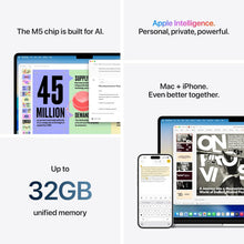 Apple MacBook Air 15-inch M5 (2026) – 10-Core CPU, 10-Core GPU, 16GB Unified Memory, 1TB SSD, Liquid Retina, Wi-Fi 7 – Midnight