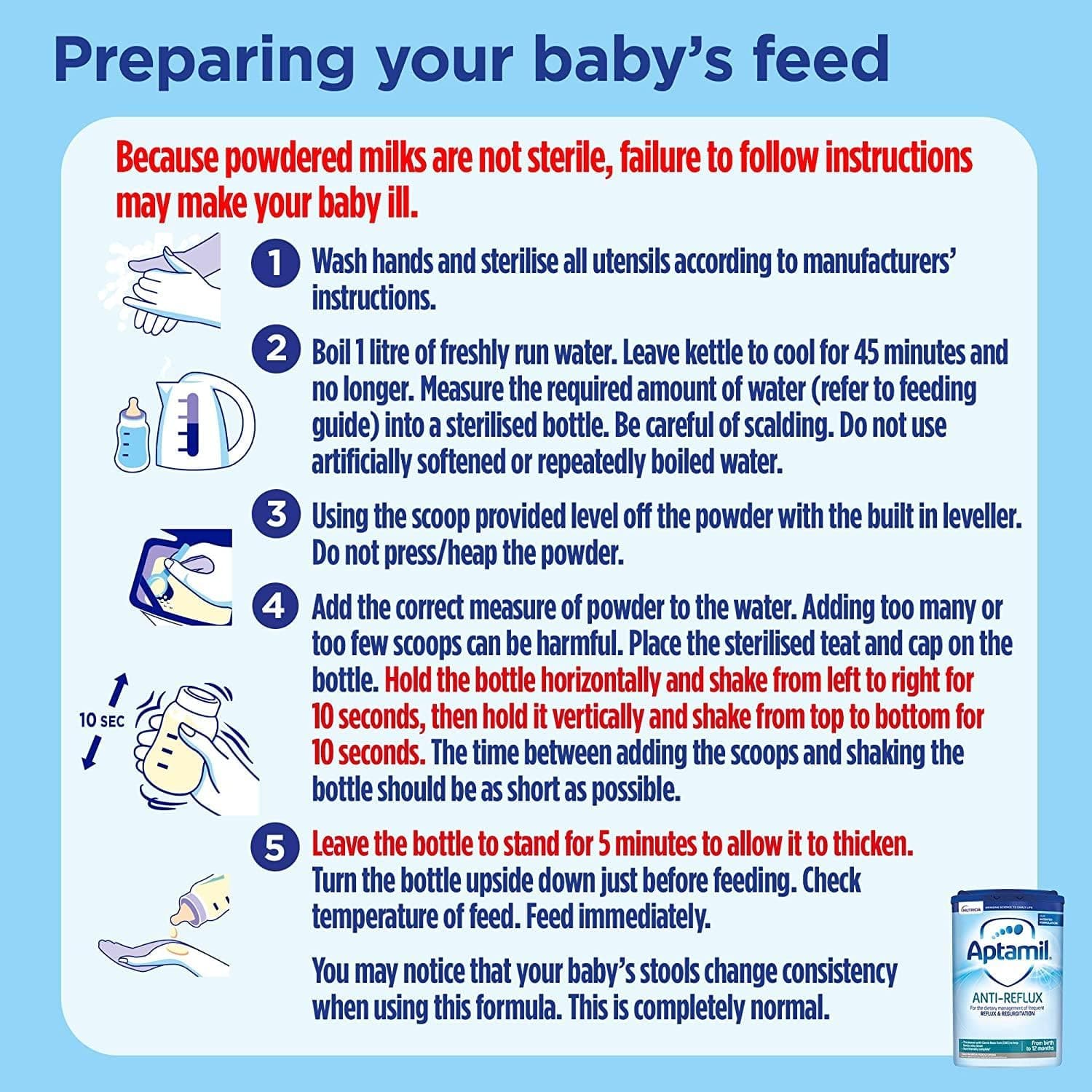 Buy APTAMIL,Aptamil Anti-Reflux Infant Milk Formula, 800g (Pack of 2) - Gadcet UK | UK | London | Scotland | Wales| Ireland | Near Me | Cheap | Pay In 3 | Health Care