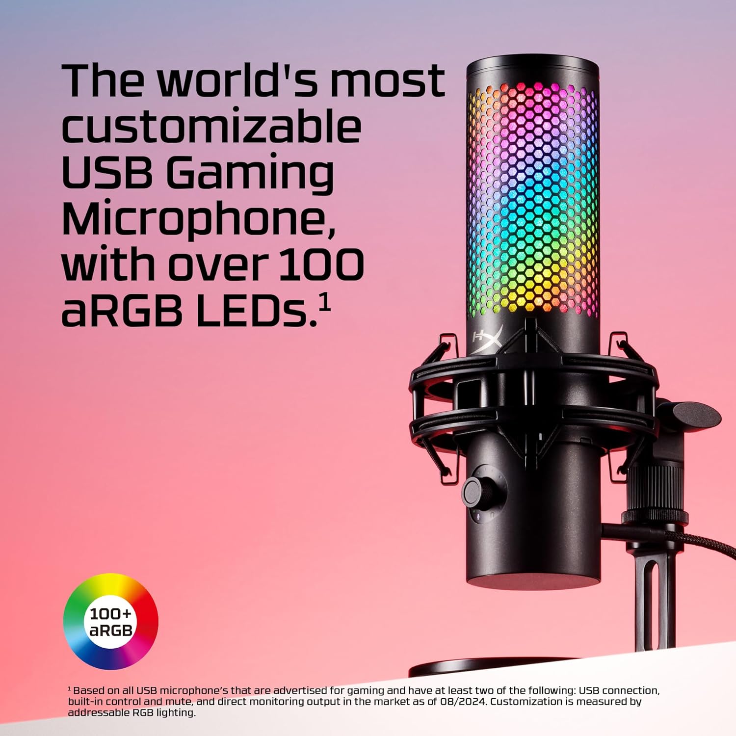 Buy HyperX,HyperX QuadCast S USB Microphone – RGB Lighting, Shock Mount, Onboard Controls, USB-C, for PC & Mac – Black - Gadcet UK | UK | London | Scotland | Wales| Near Me | Cheap | Pay In 3 | Microphones