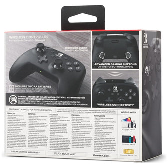 Buy PowerA,PowerA Wireless Controller for Nintendo Switch - OLED Model, Nintendo Switch and Nintendo Switch Lite - Midnight, Gamepad, Game Controller, Bluetooth Controller - Gadcet UK | UK | London | Scotland | Wales| Near Me | Cheap | Pay In 3 | Game Controllers