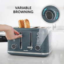 Buy BREVILLE,Breville Zen 4-Slice Grey Toaster with High Lift & Wide Slots | Grey & Silver Chrome [VTR027] - Gadcet UK | UK | London | Scotland | Wales| Near Me | Cheap | Pay In 3 | Toaster