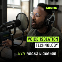 Buy Shure,Shure MV7X XLR Podcast Microphone - Dynamic, Voice-Isolating, Metal Construction, Optimized Frequency, Stand Compatible - Black - Gadcet UK | UK | London | Scotland | Wales| Near Me | Cheap | Pay In 3 | Microphones