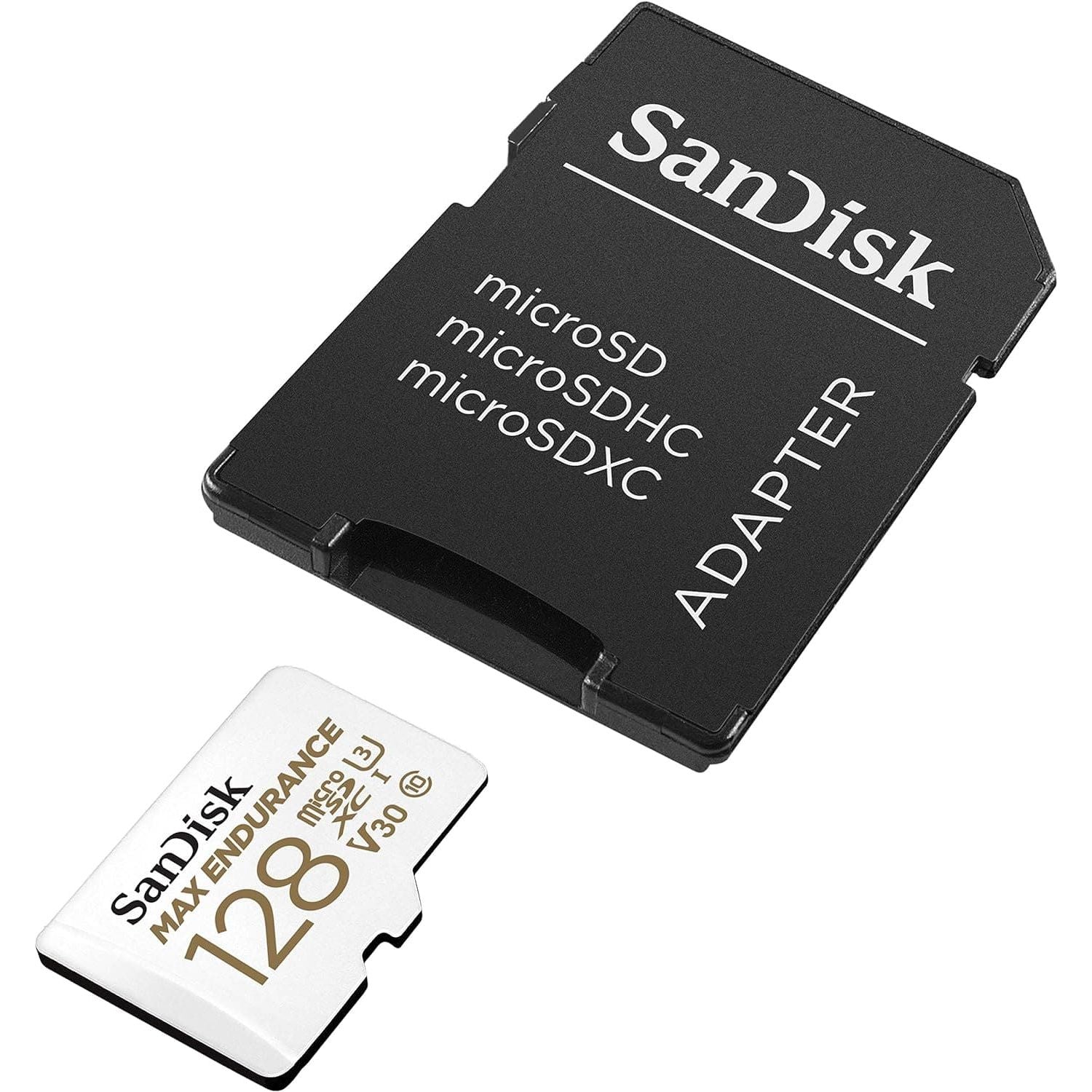 Buy Sandisk,SanDisk MAX ENDURANCE Video Monitoring for Dashcams & Home Monitoring 128 GB microSDXC Memory Card + SD Adaptor 60,000 Hours Endurance - Gadcet UK | UK | London | Scotland | Wales| Near Me | Cheap | Pay In 3 | Flash Memory Cards
