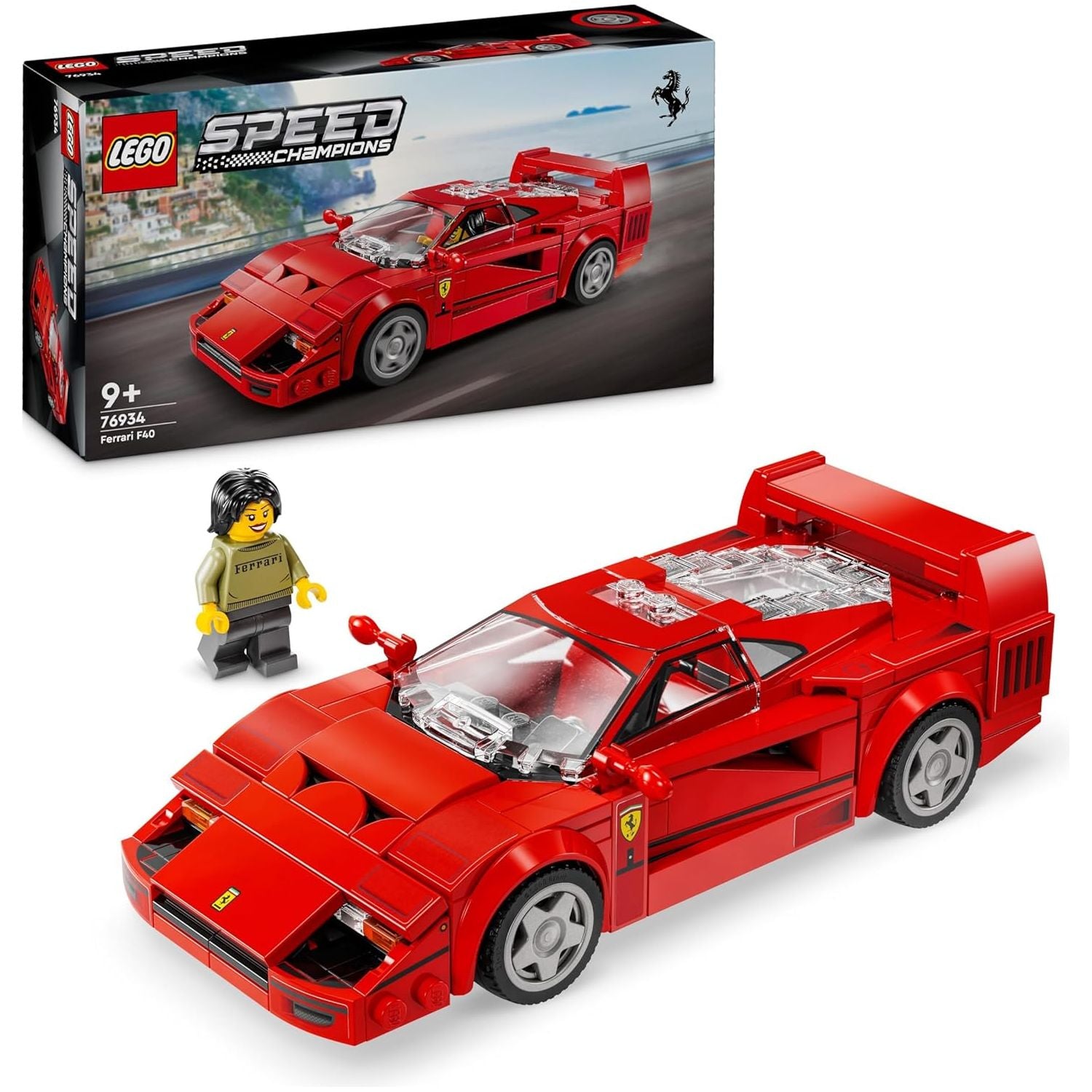 Buy LEGO,LEGO Speed Champions Ferrari F40 Supercar Buildable Vehicle – Set 76934 - Gadcet UK | UK | London | Scotland | Wales| Near Me | Cheap | Pay In 3 | Construction Set Toys
