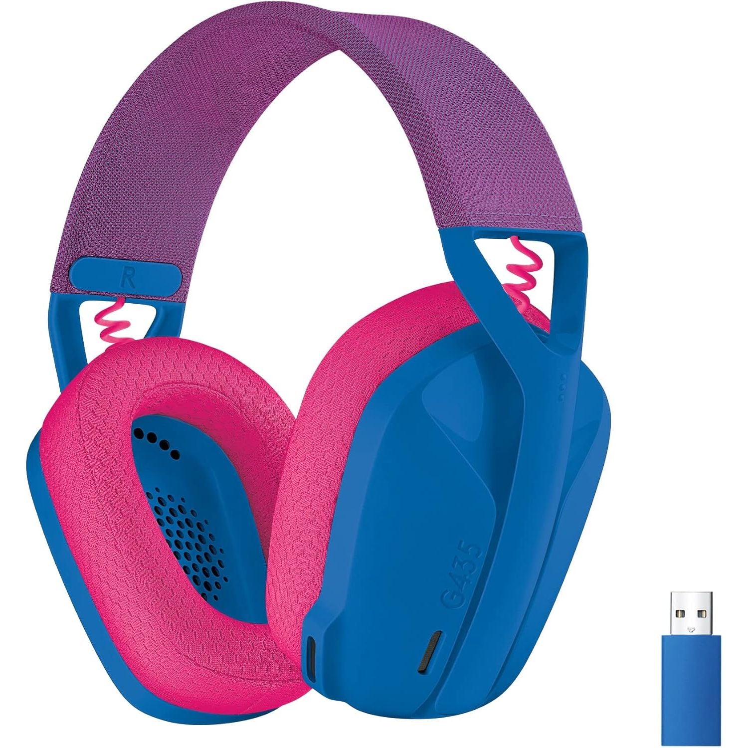 Buy Logitech,Logitech G435 Wireless Gaming Headset, Ultra-Lightweight 165g, 18h Battery, Built-in Mics, Dolby Atmos - PC, PS4, PS5, Switch - Gadcet UK | UK | London | Scotland | Wales| Near Me | Cheap | Pay In 3 | Headphones & Headsets