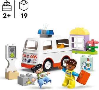 Buy Lego,LEGO DUPLO Ambulance & Driver Set (10447) – Educational Toy for Toddlers 2+ – Encourages Role-Play, Creativity & Motor Skills - Gadcet UK | UK | London | Scotland | Wales| Near Me | Cheap | Pay In 3 | Building Toys