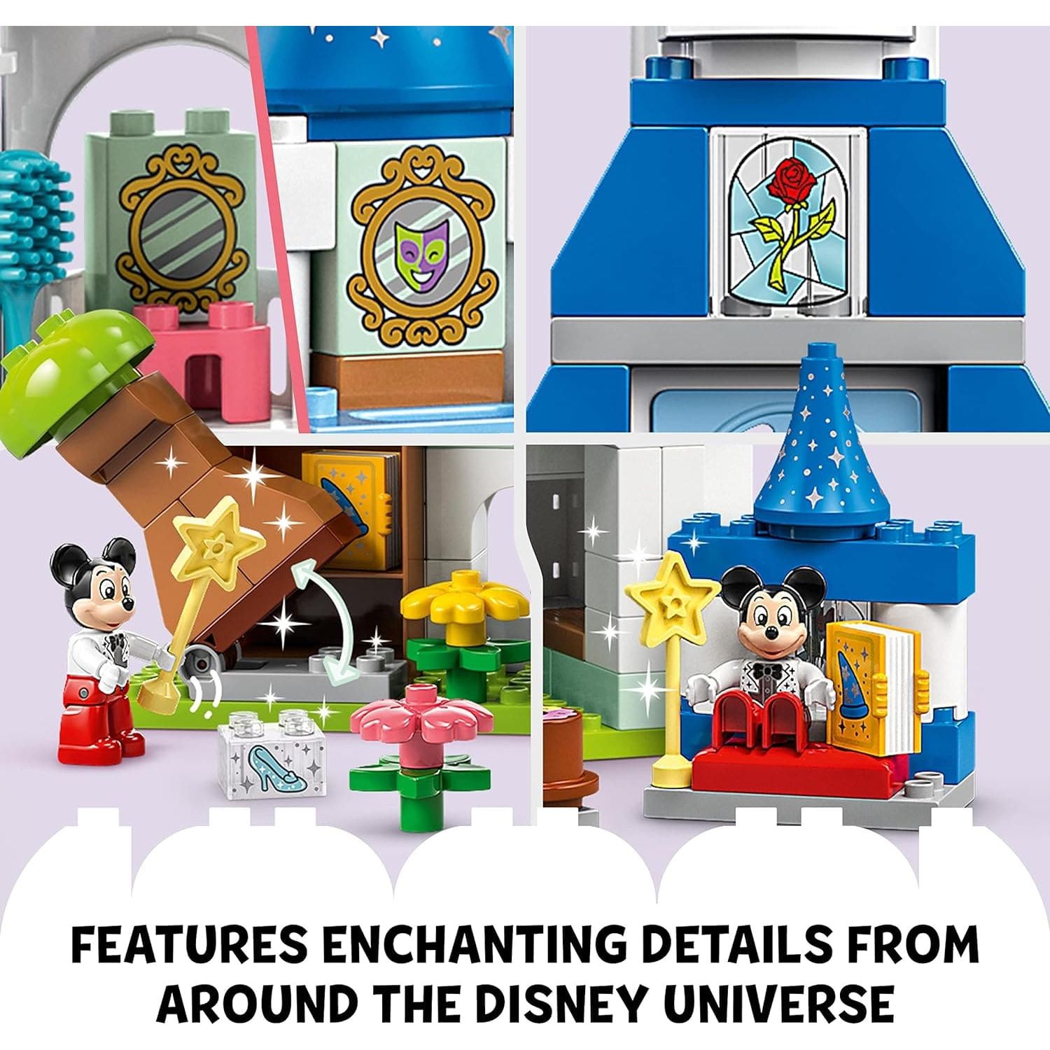 Buy Alann Trading Limited,LEGO 10998 DUPLO Disney 3in1 Magical Castle, Building Bricks Toy with Mickey Mouse, Minnie, Donald Duck and Daisy Figures, Toys for Toddlers and Kids 3 Plus Years Old, Disney's 100th Anniversary Set - Gadcet UK | UK | London | Scotland | Wales| Ireland | Near Me | Cheap | Pay In 3 | Toys & Games