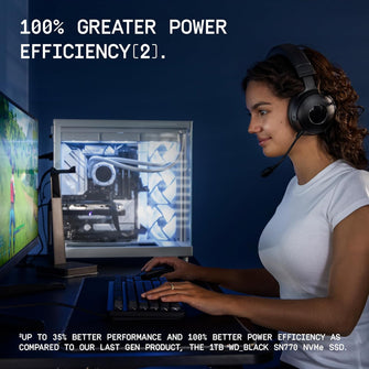 WD_BLACK SN7100 1TB NVMe SSD – M.2 2280, 7250MB/s Read, 6900MB/s Write, 3D TLC NAND, Gaming Optimized
