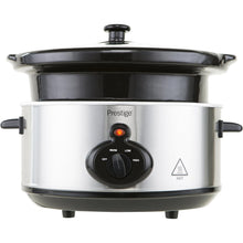Buy Prestige,Prestige Mechanical Slow Cooker 3.5L | Electric Slow Cooker | 3 Heat Settings | Silver - Gadcet UK | UK | London | Scotland | Wales| Near Me | Cheap | Pay In 3 | Slow Cookers