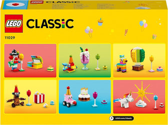 Buy LEGO,LEGO 11029 Classic Creative Party Box Bricks Set, Family Games to Play Together, Includes 12 Mini-Build Toys: Teddy Bear, Clown, Unicorn, Fun for All Aged 5 Plus - Gadcet UK | UK | London | Scotland | Wales| Ireland | Near Me | Cheap | Pay In 3 | Toys & Games