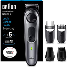 Buy Braun,Braun Beard Trimmer Series 5, 40 Length Settings, Rechargeable & Waterproof, 100-Min Cordless Runtime, Hair Clipper for Men, BT5440, Silver/Black - Gadcet UK | UK | London | Scotland | Wales| Near Me | Cheap | Pay In 3 | Hair Clippers & Trimmers