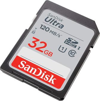Buy Sandisk,SanDisk Ultra 32GB SDHC Memory Card, Up to 120 MB/s, Class 10, UHS-I, V10 - Gadcet UK | UK | London | Scotland | Wales| Near Me | Cheap | Pay In 3 | Flash Memory Cards