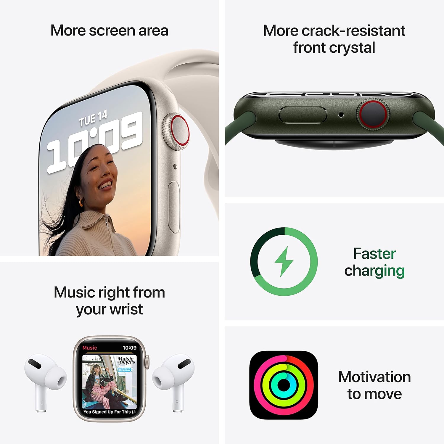Buy Apple,Apple Watch Series 7 (GPS + Cellular, 41mm) Smart watch - Graphite Stainless Steel Case with Abyss Blue Sport Band - Gadcet UK | UK | London | Scotland | Wales| Near Me | Cheap | Pay In 3 | Smart Watches