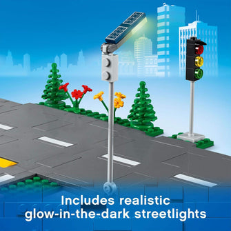 Buy Lego,LEGO City Road Plates (60304) – Building Set with Traffic Lights, Trees & Glow-in-the-Dark Bricks – Gift for Kids Aged 5+ - Gadcet UK | UK | London | Scotland | Wales| Near Me | Cheap | Pay In 3 | Toys & Games
