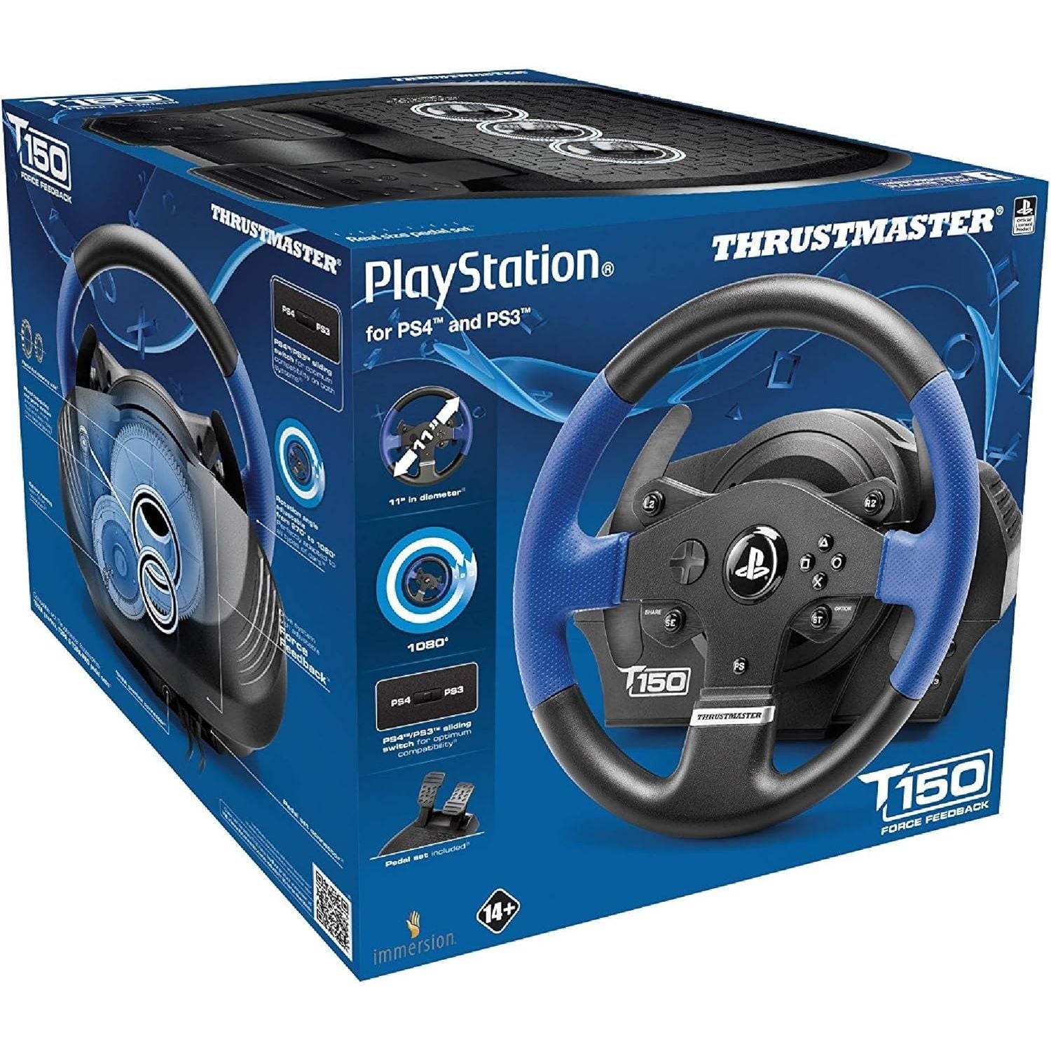 Buy Thrustmaster,Thrustmaster T150 RS Force Feedback Racing Wheel – 1080° Rotation, Metal Paddle Shifters, PS5/PS4/PC Compatible - Gadcet UK | UK | London | Scotland | Wales| Near Me | Cheap | Pay In 3 | Game Racing Wheels
