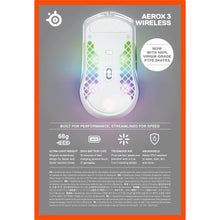 Buy SteelSeries,SteelSeries Aerox 3 Wireless RGB Gaming Mouse - Ultra-lightweight, Water-Resistant, 18K DPI Sensor - Snow - Gadcet UK | UK | London | Scotland | Wales| Near Me | Cheap | Pay In 3 | Keyboard & Mouse