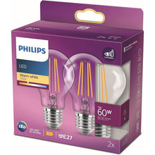 Buy Philips,Philips LED Classic A60 Light Bulb – 7W (60W Equivalent), Warm White 2700K, Non-Dimmable, E27 Edison Screw (Set of 2) - Gadcet UK | UK | London | Scotland | Wales| Near Me | Cheap | Pay In 3 | LED Light Bulbs