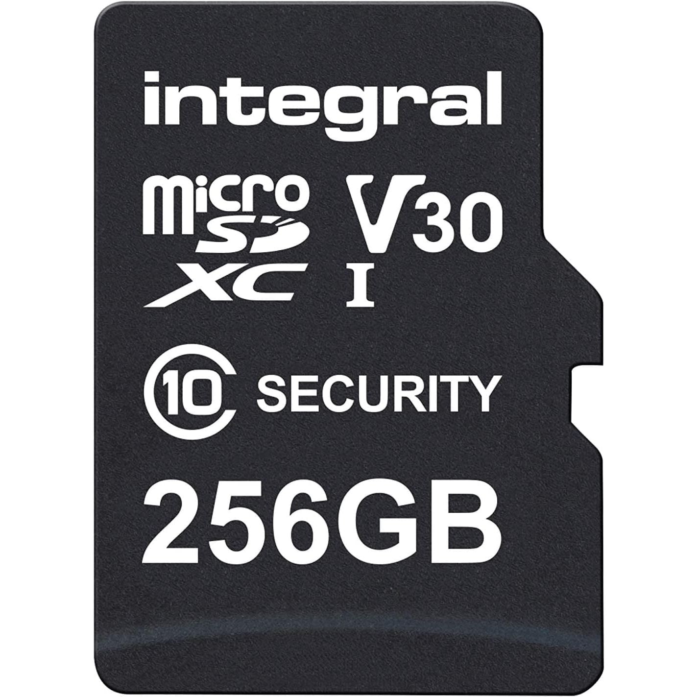 Buy Integral,Integral Micro SD Security Card 256GB for Dash-Cams, Home Cams, CCTV, Body Cams and Drones. Extended lifetime and reliable recording time after time with High Endurance - Gadcet UK | UK | London | Scotland | Wales| Ireland | Near Me | Cheap | Pay In 3 | Memory Card