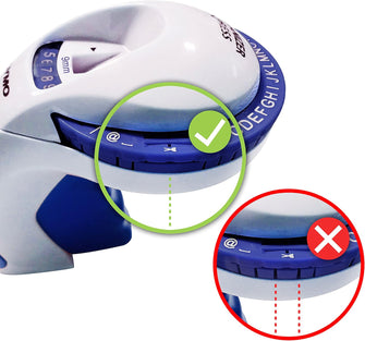 Dymo Omega Embossing Label Maker – Black/Grey