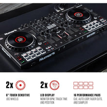 Buy Numark,Numark NS4FX Professional 4-Channel DJ Controller – High-Resolution Jog Wheel Displays, FX Paddles & Pro XLR Outputs - Gadcet UK | UK | London | Scotland | Wales| Near Me | Cheap | Pay In 3 | DJ Controllers