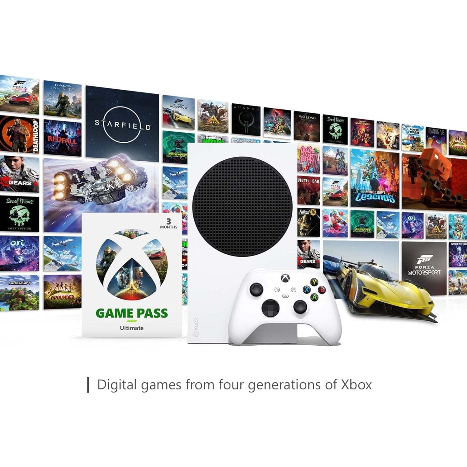 Buy Microsoft,Xbox Series S 512GB Console With 3 Months Game Pass Ultimate - Gadcet UK | UK | London | Scotland | Wales| Ireland | Near Me | Cheap | Pay In 3 | Video Game Consoles
