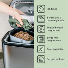 Buy Panasonic,Panasonic SD-YR2550SXC Automatic Breadmaker, Yeast Dispenser, 31 Programs, Dual Sensors, Digital Timer, Silver - Gadcet UK | UK | London | Scotland | Wales| Near Me | Cheap | Pay In 3 | Breadmakers