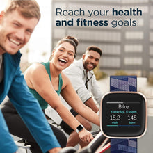 Buy Fitbit,Fitbit Versa 2 Special Edition Health and Fitness Smart Watch with Heart Rate, Music, Alexa Built-In, Sleep and Swim Tracking, Navy and Pink Woven/Copper Rose, One Size (S and L Bands Included) - Gadcet UK | UK | London | Scotland | Wales| Ireland | Near Me | Cheap | Pay In 3 | Watches
