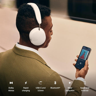 Buy Sonos,Sonos Ace Noise Cancelling Wireless Bluetooth Headphones, 30-Hour Battery, Spatial Audio, Dynamic Head Tracking - White - Gadcet UK | UK | London | Scotland | Wales| Near Me | Cheap | Pay In 3 | Headphones & Headsets