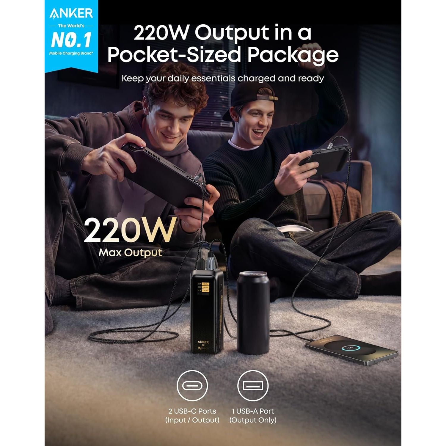 Buy Anker,Anker Prime Power Bank Black Myth: Wukong Edition 20,100mAh 220W - Gadcet UK | UK | London | Scotland | Wales| Near Me | Cheap | Pay In 3 | Power Adapters & Chargers