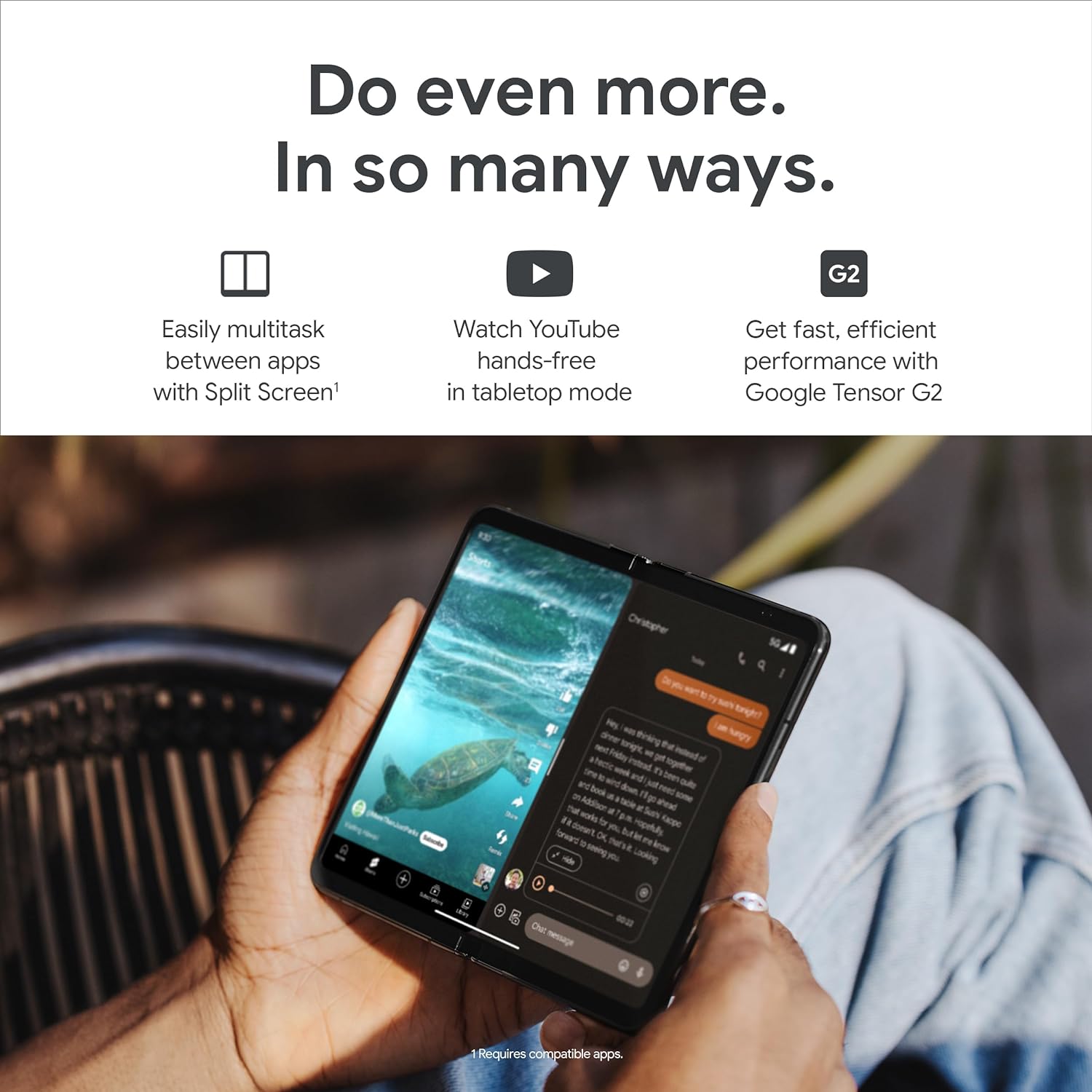 Buy Google,Google Pixel Fold 5G 256GB 12GB Dual SIM Foldable Display Android Smartphone SIM-Free Porcelain - Gadcet UK | UK | London | Scotland | Wales| Near Me | Cheap | Pay In 3 | Unlocked Mobile Phone