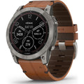 Buy Garmin,Garmin Fenix® 7X Sapphire Solar Edition Titanium with Chestnut Graphite Band Smartwatch - Gadcet UK | UK | London | Scotland | Wales| Ireland | Near Me | Cheap | Pay In 3 | Watches